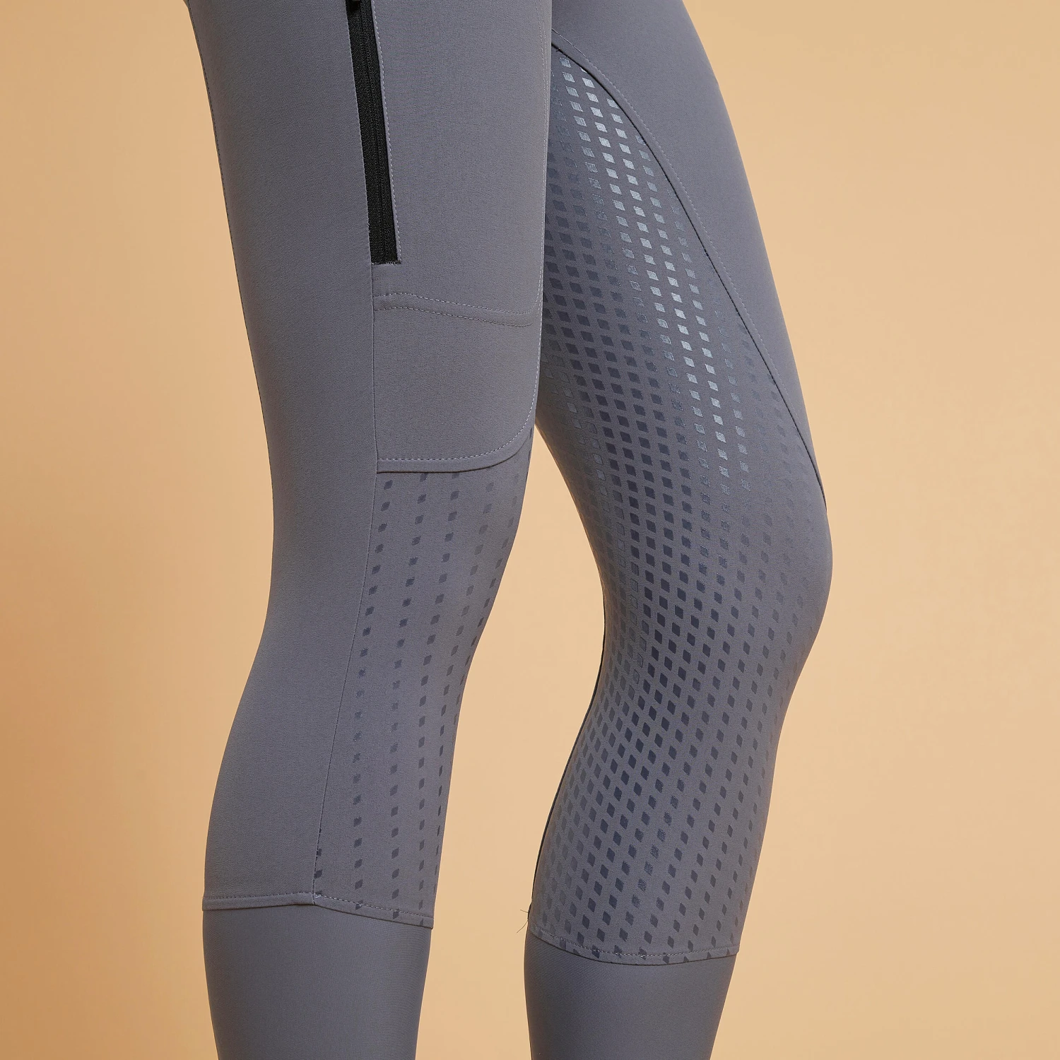 Women's Horse Riding Lightweight Jodhpurs Fullgrip 580 - Image 6