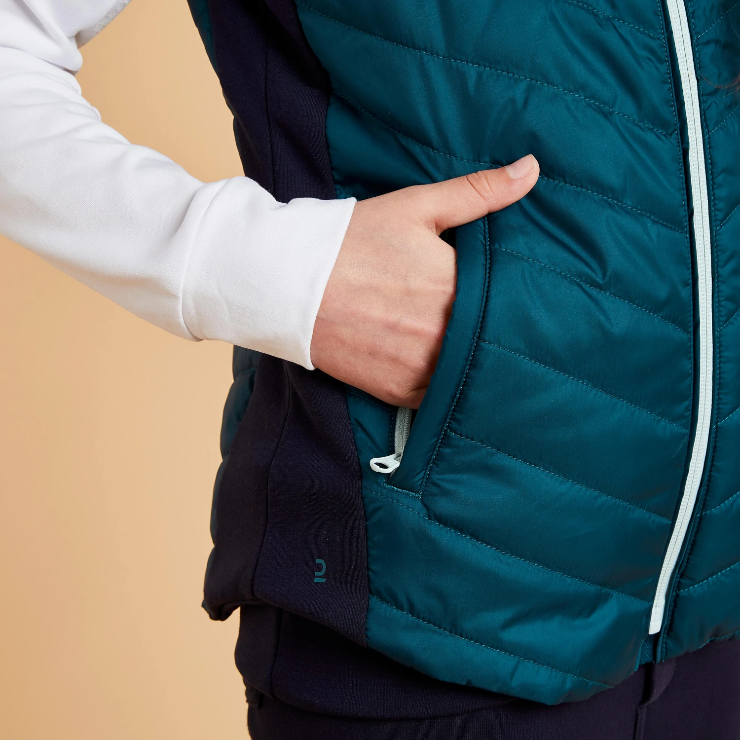 Kids' Sleeveless Horse Riding Padded Jacket 500 - Image 3