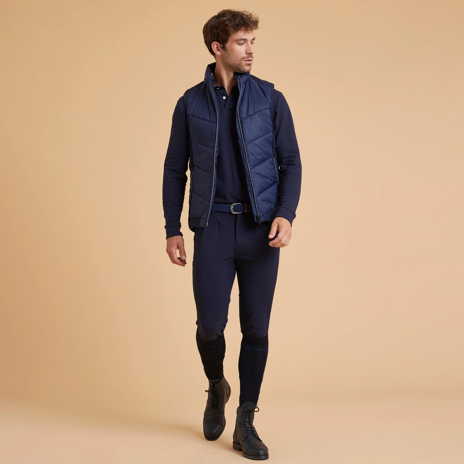 Men's Horse Riding Sleeveless Gilet 500 - Image 3