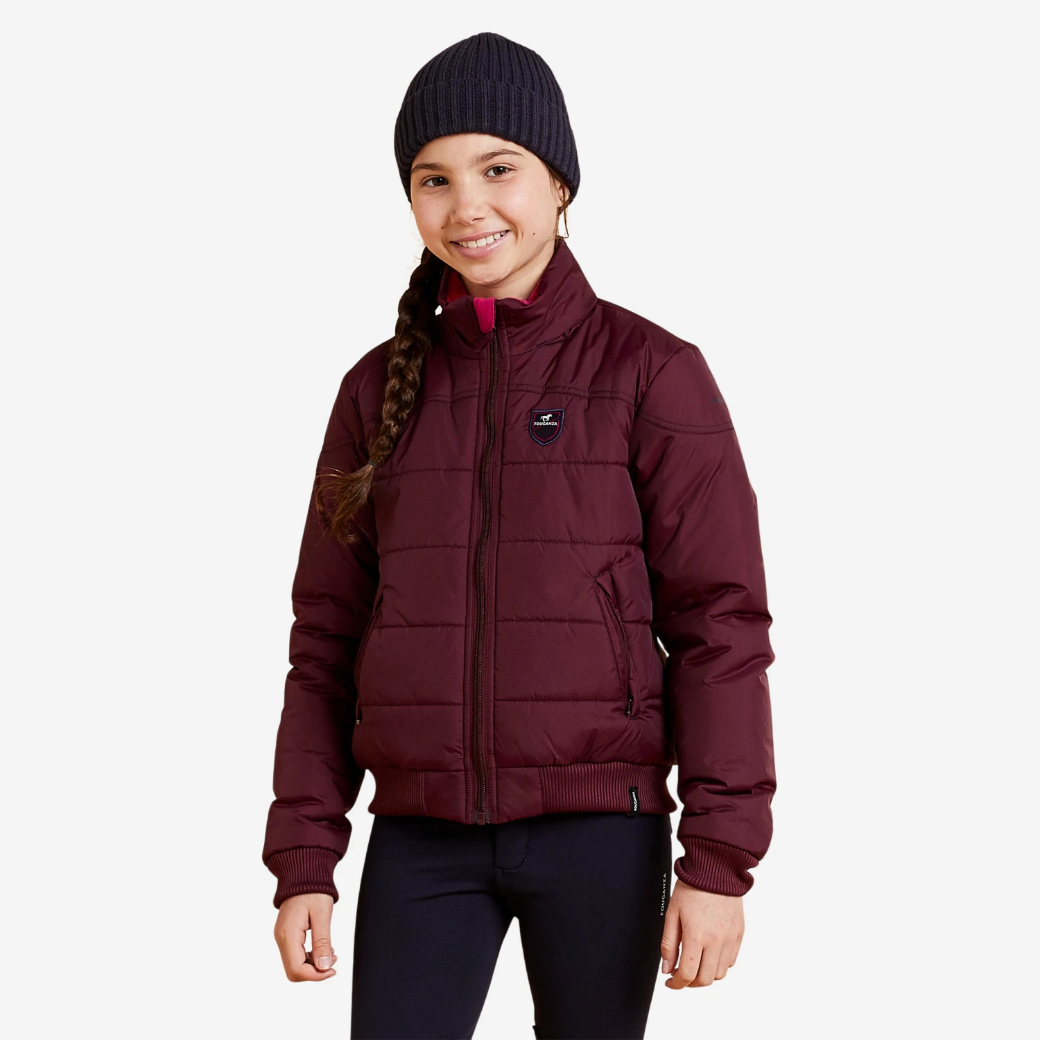 Kids' Horse Riding Warm Jacket 500