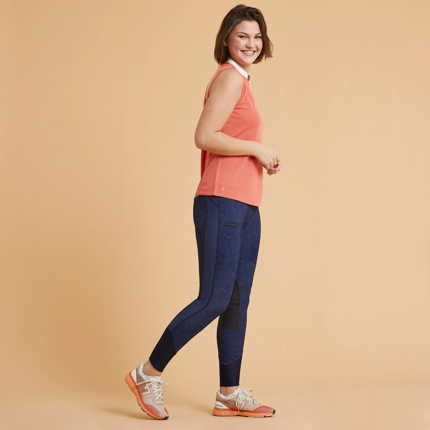 Women's Horse Riding Lightweight Leggings 100 - Image 2