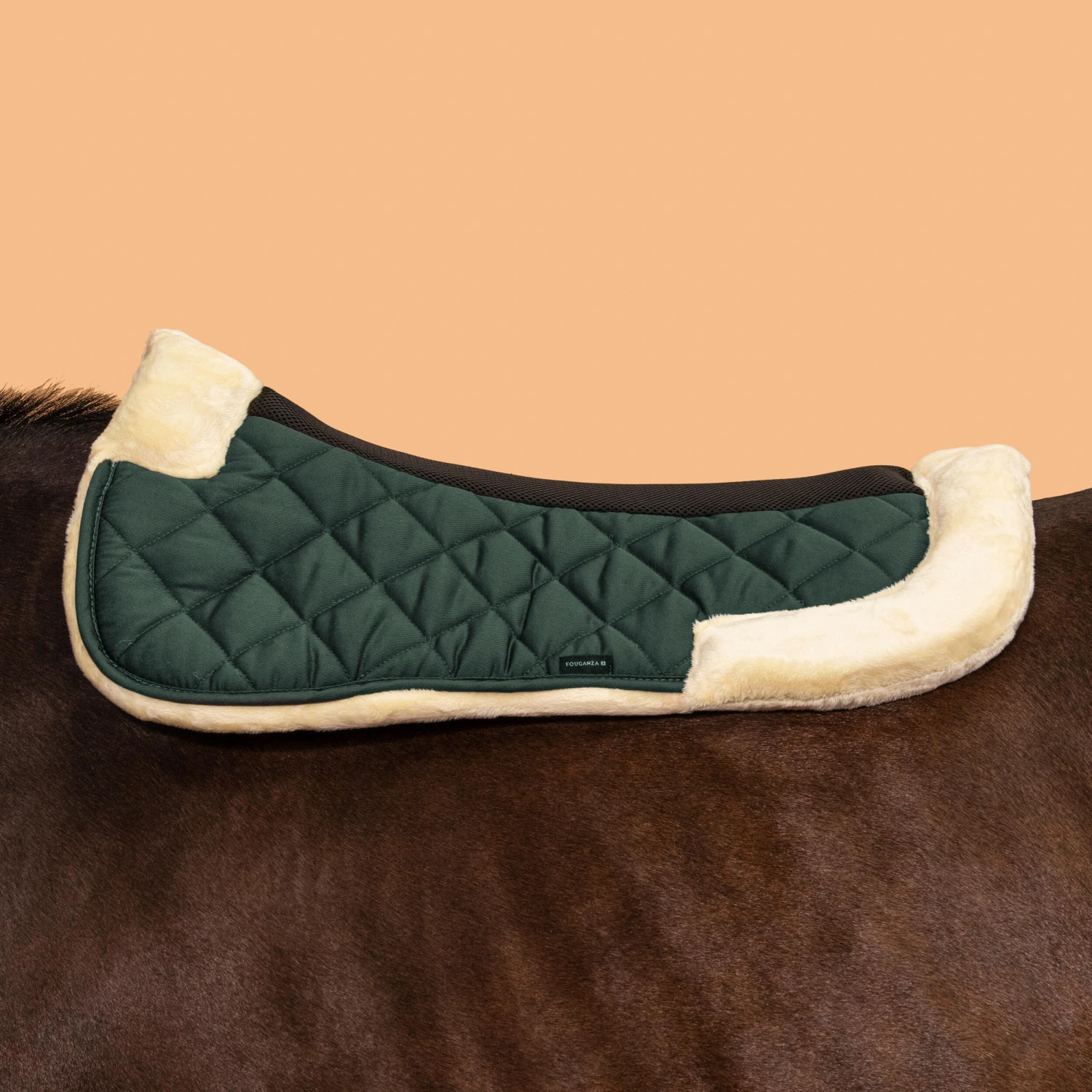 Horse & Pony Synthetic Sheepskin Saddle Pad 500 - Image 20