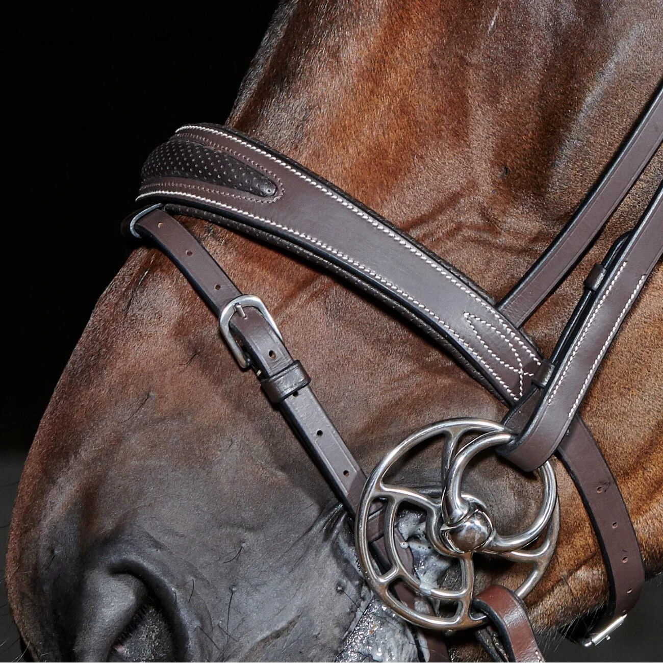 Chicago Breathable Leather Bridle - Image 8