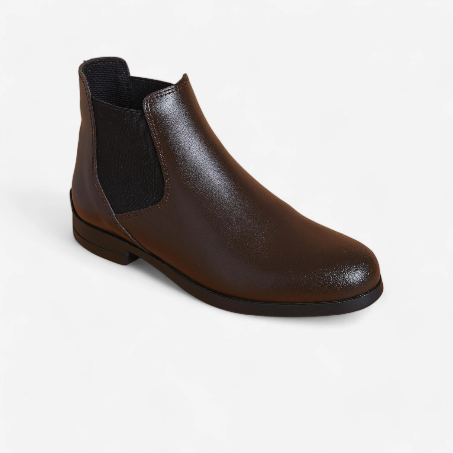 Adult Leather Horse Riding Jodhpur Boots 500 - Image 8