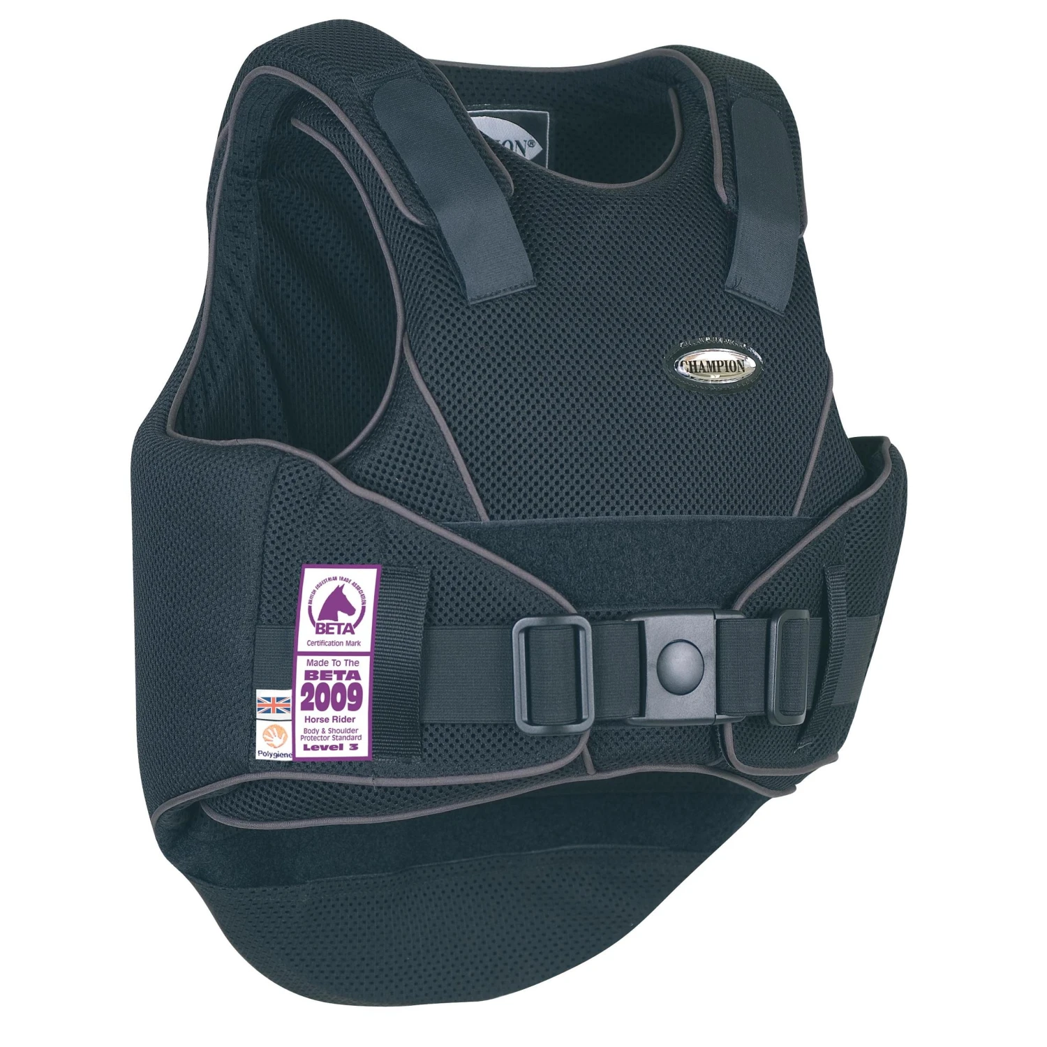 FLEXAIR BODY PROTECTOR JR BLACK GUNMETAL