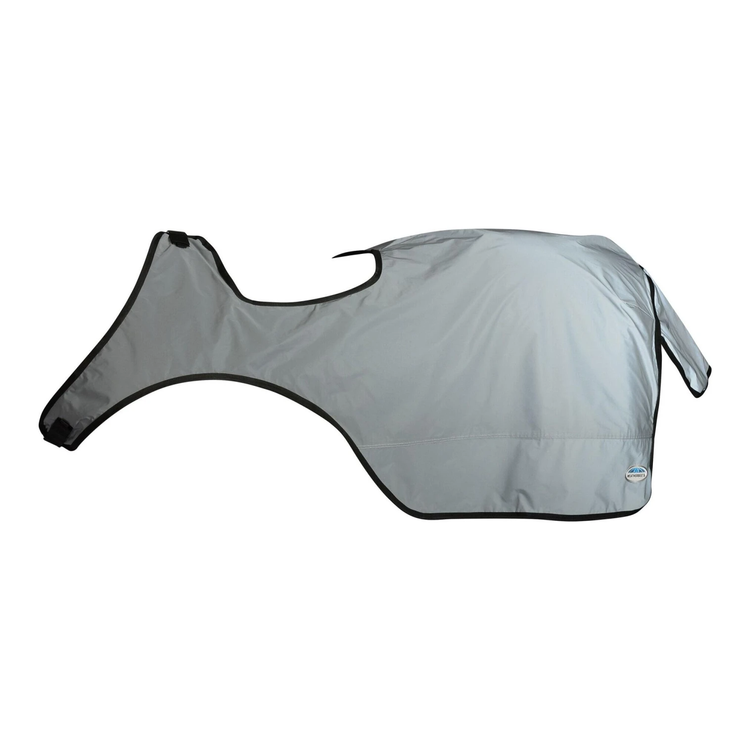 Weatherbeeta Reflective Wrap Around Horse Exercise Sheet (Silver/Black)