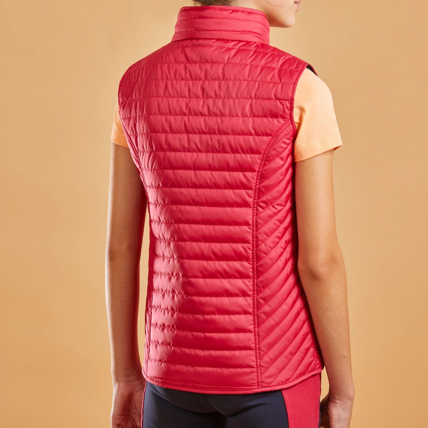 Kids' Horse Riding Sleeveless Padded Gilet 100 - Image 2