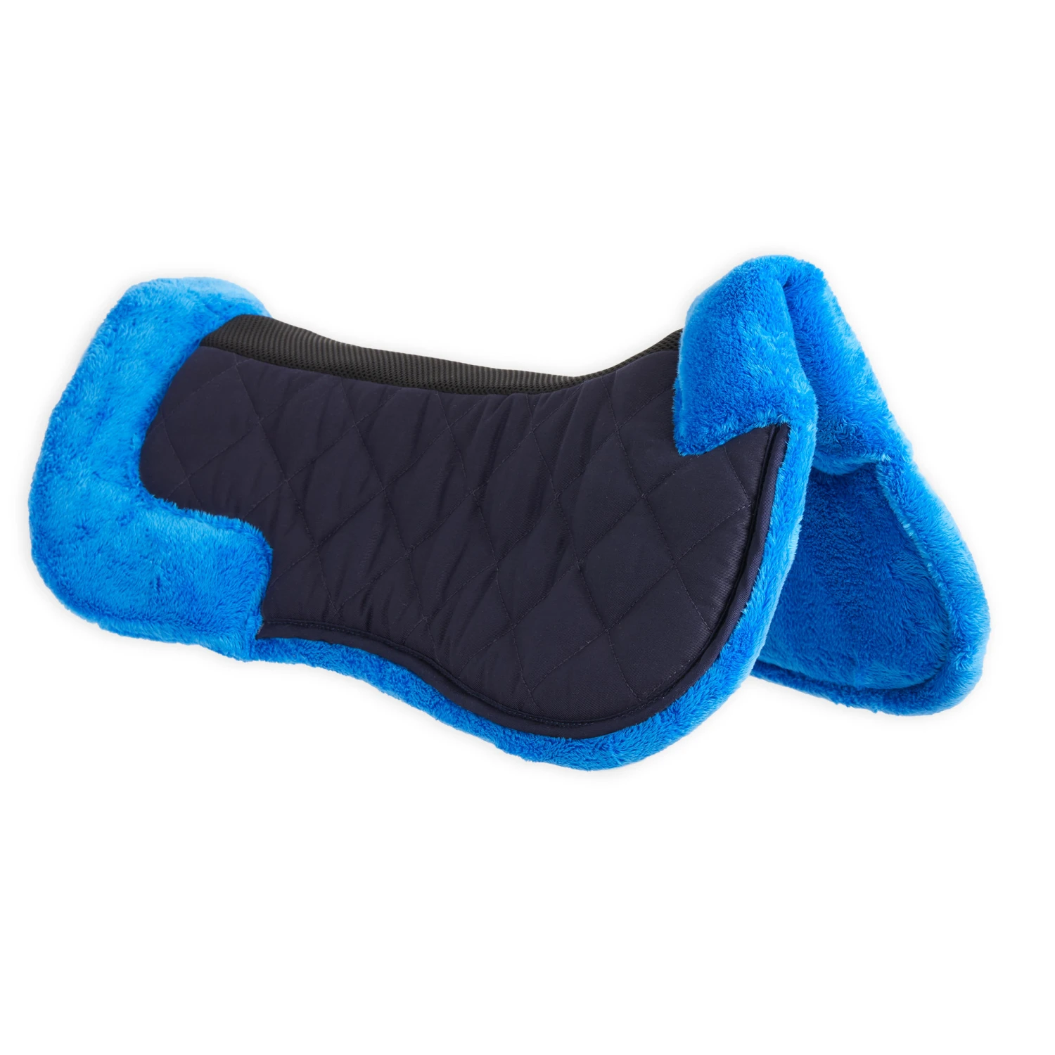 Horse & Pony Synthetic Sheepskin Saddle Pad 500 - Image 3