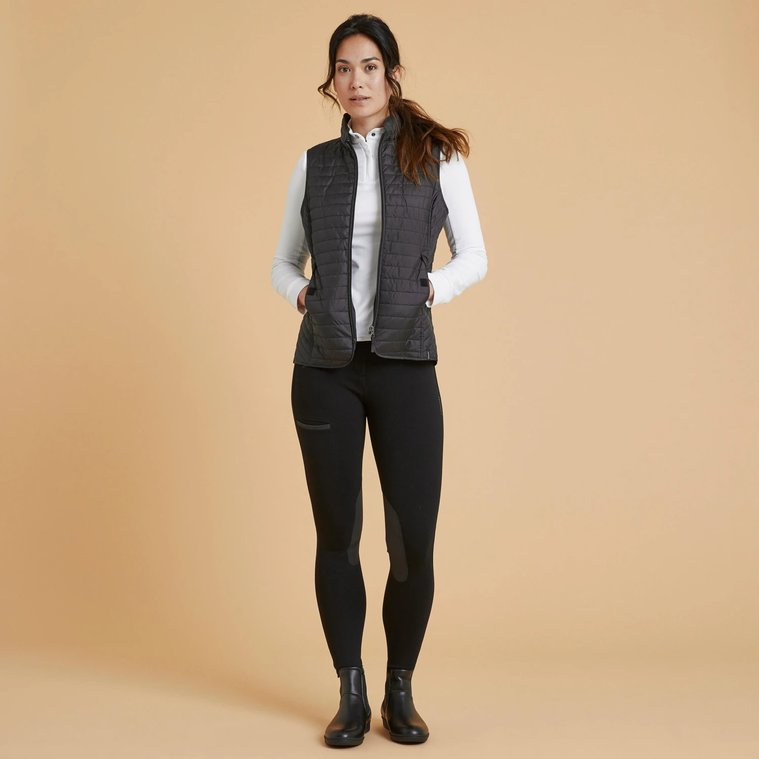 Women's Sleeveless Horse Riding Down Jacket 100 - Image 2