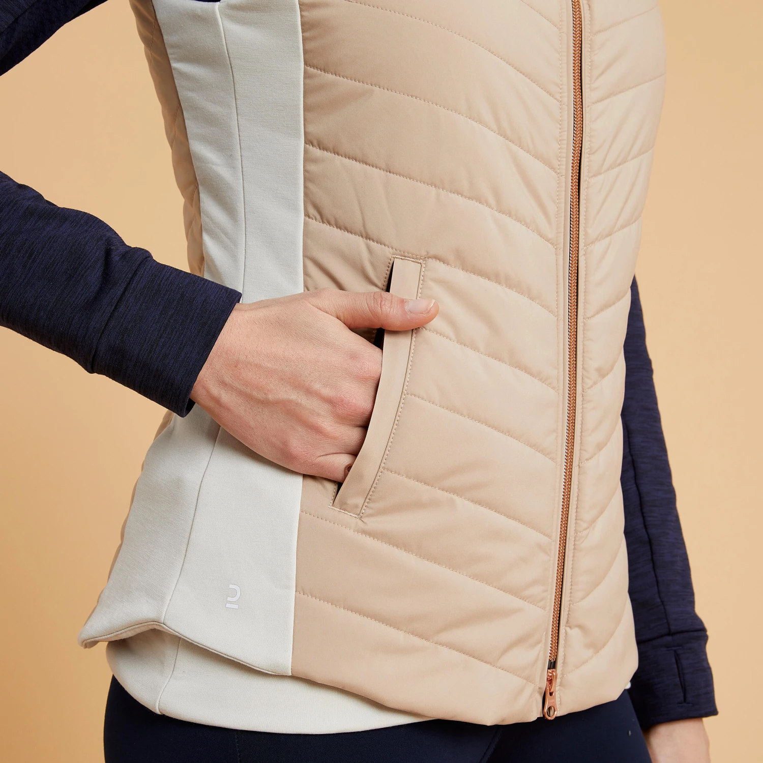 Women's Sleeveless Horse Riding Down Jacket 500 - Image 16
