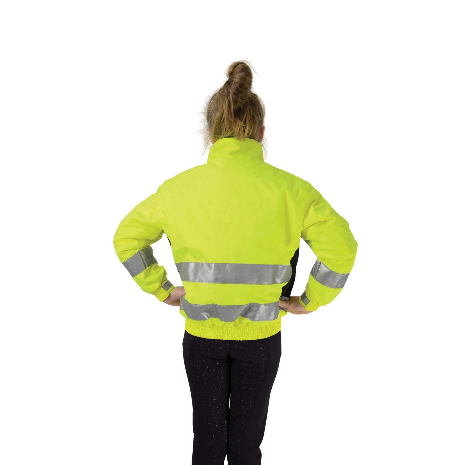 HyVIZ Waterproof Kids Jacket Yellow - Image 2