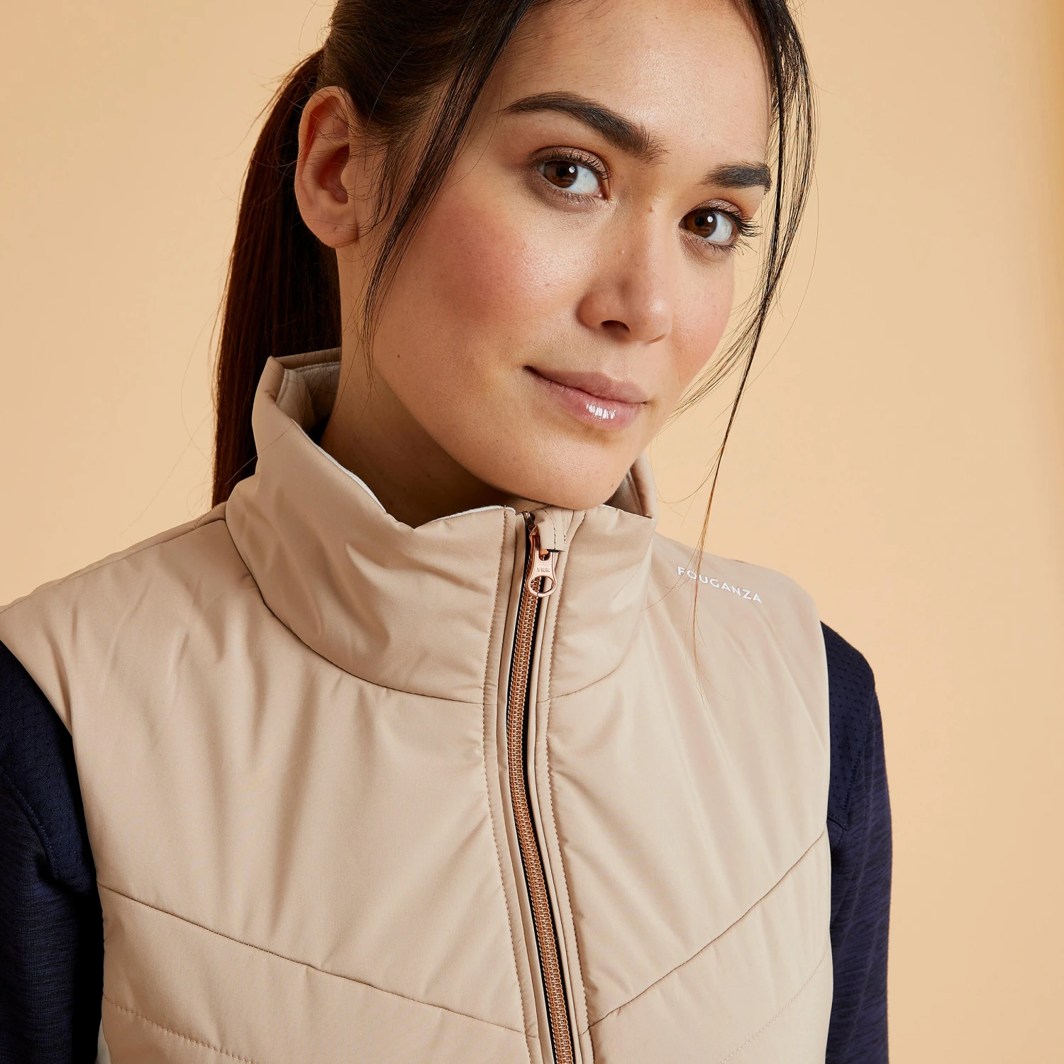 Women's Sleeveless Horse Riding Down Jacket 500 - Image 12