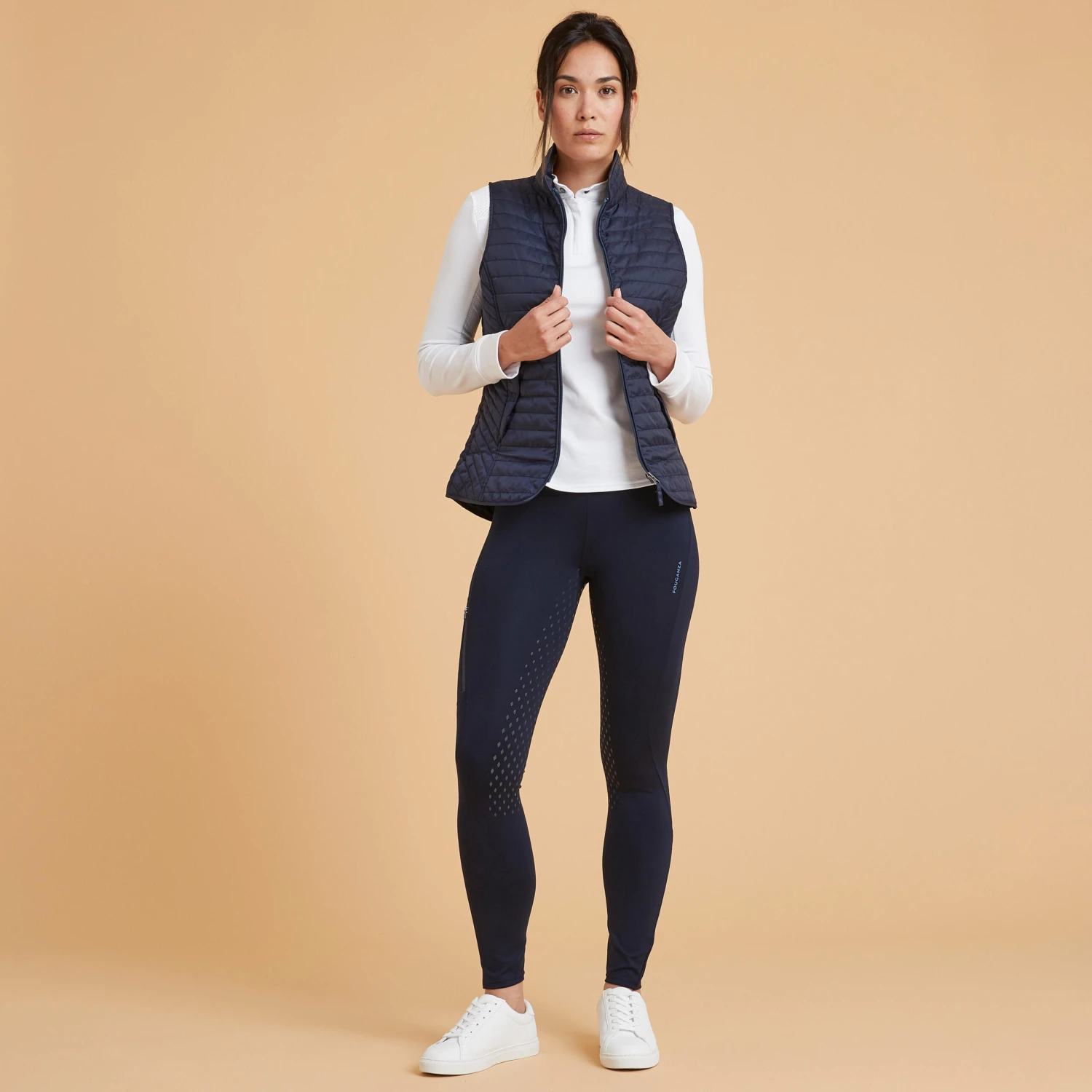 Women's Sleeveless Horse Riding Down Jacket 100 - Image 8