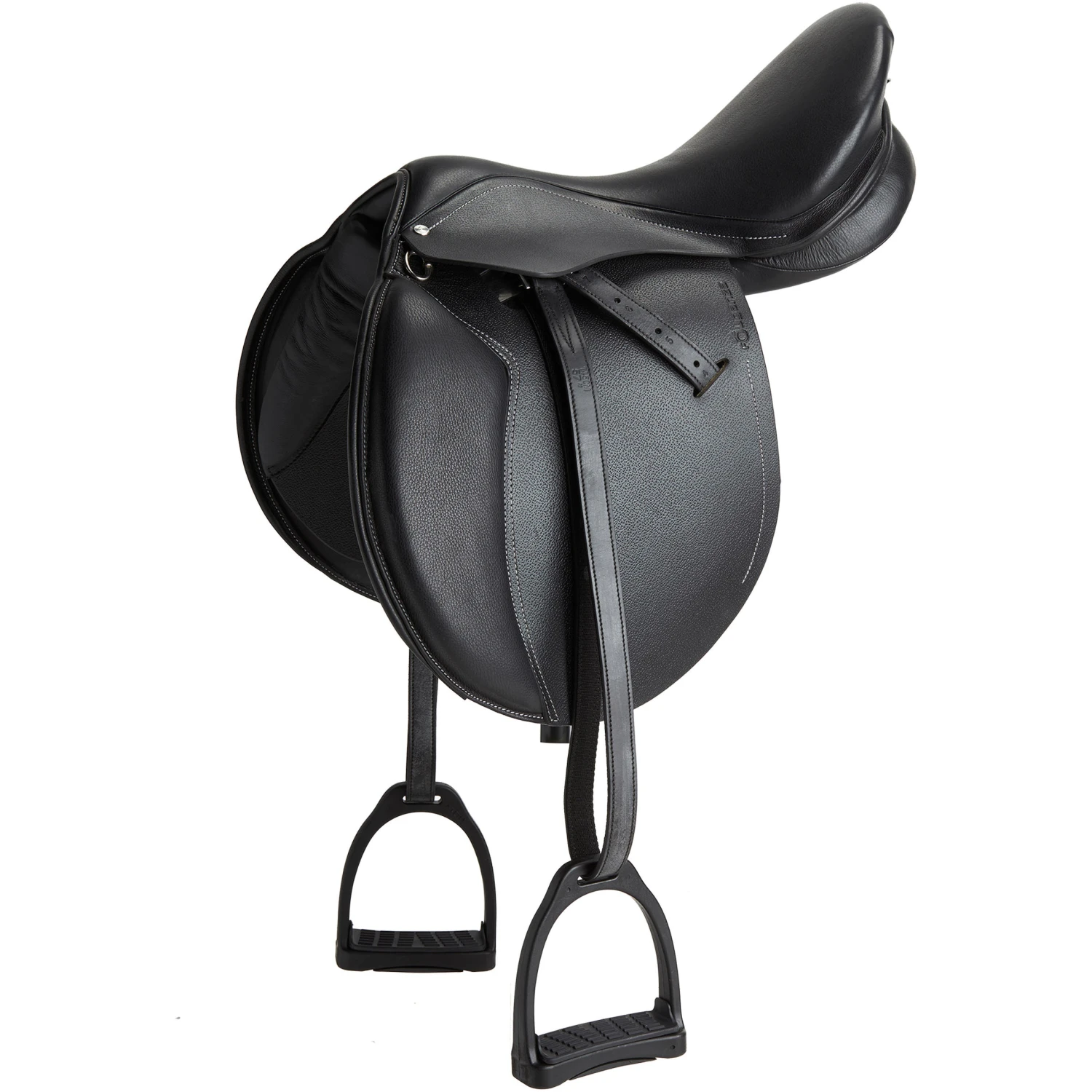 Schooling 17½" Fully-Fitted Horse Riding All-Purpose Leather Saddle - Image 10