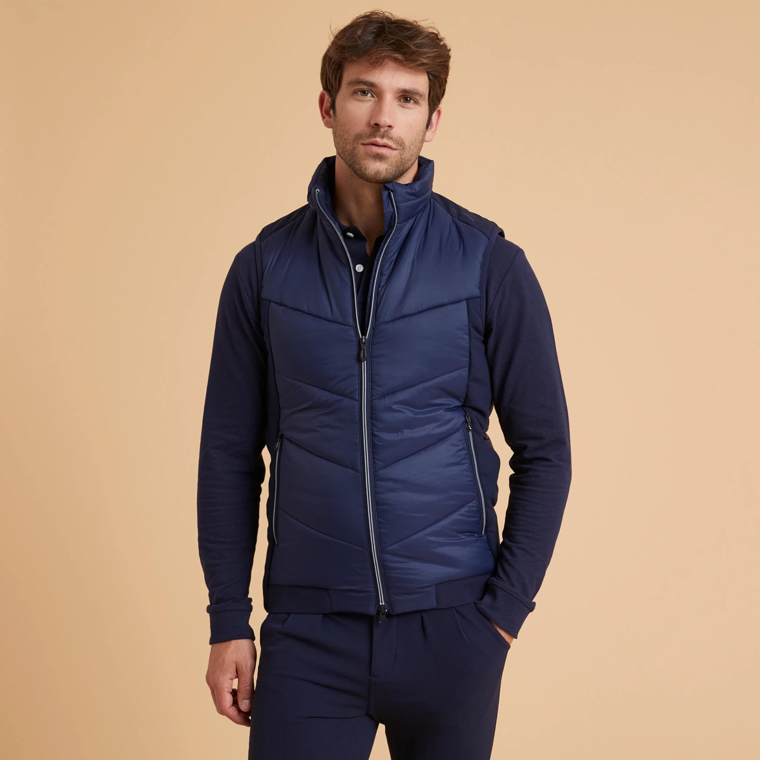 Men's Horse Riding Sleeveless Gilet 500