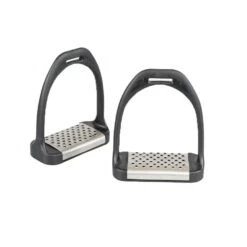 Metal Horse Stirrups (Black)