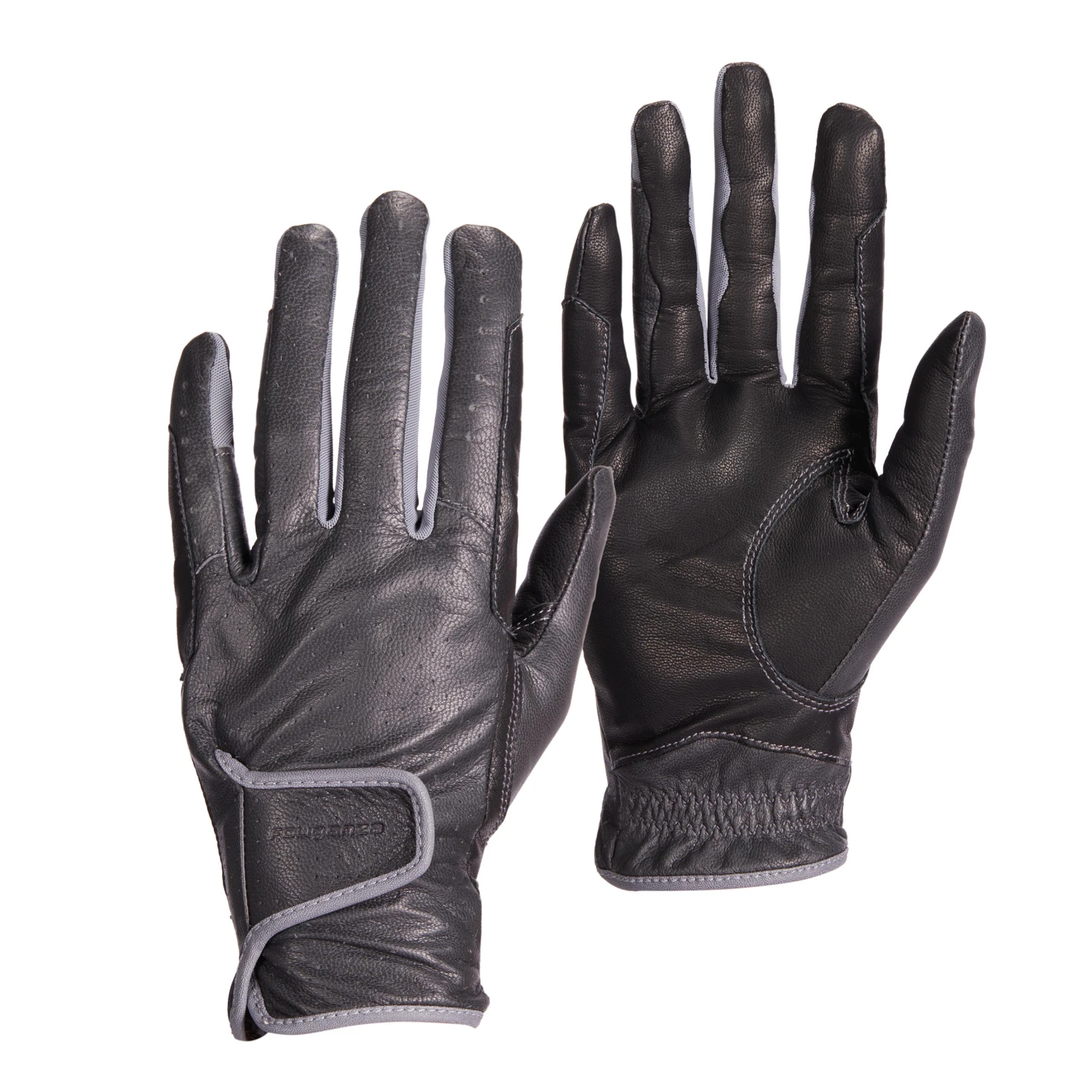 Women's Horse Riding Leather Gloves 900 - Image 3