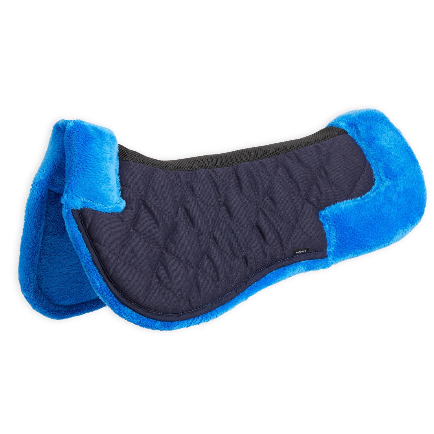 Horse & Pony Synthetic Sheepskin Saddle Pad 500 - Image 2