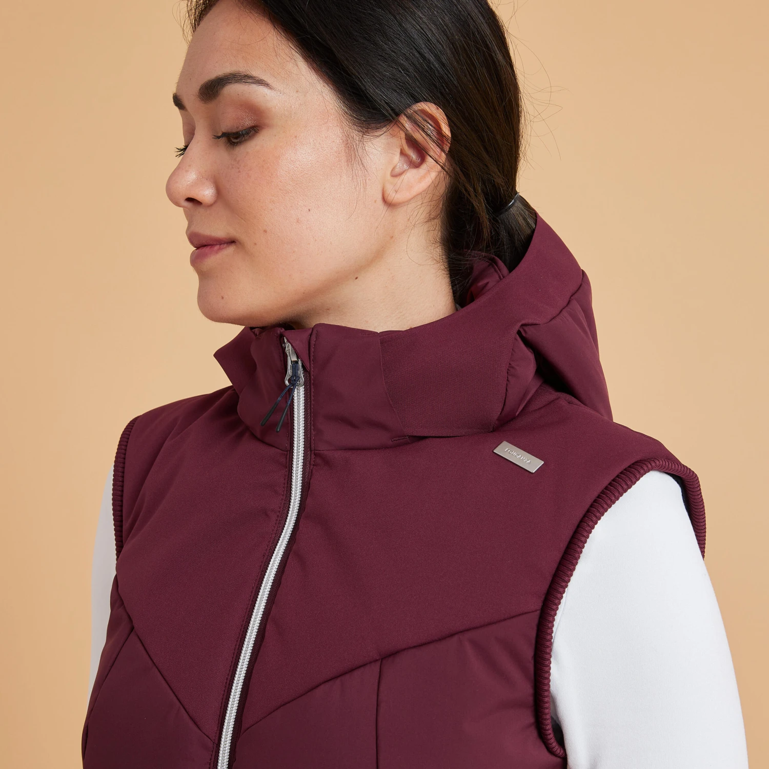 Women's Sleeveless Horse Riding Warm Down Jacket 900 - Image 15