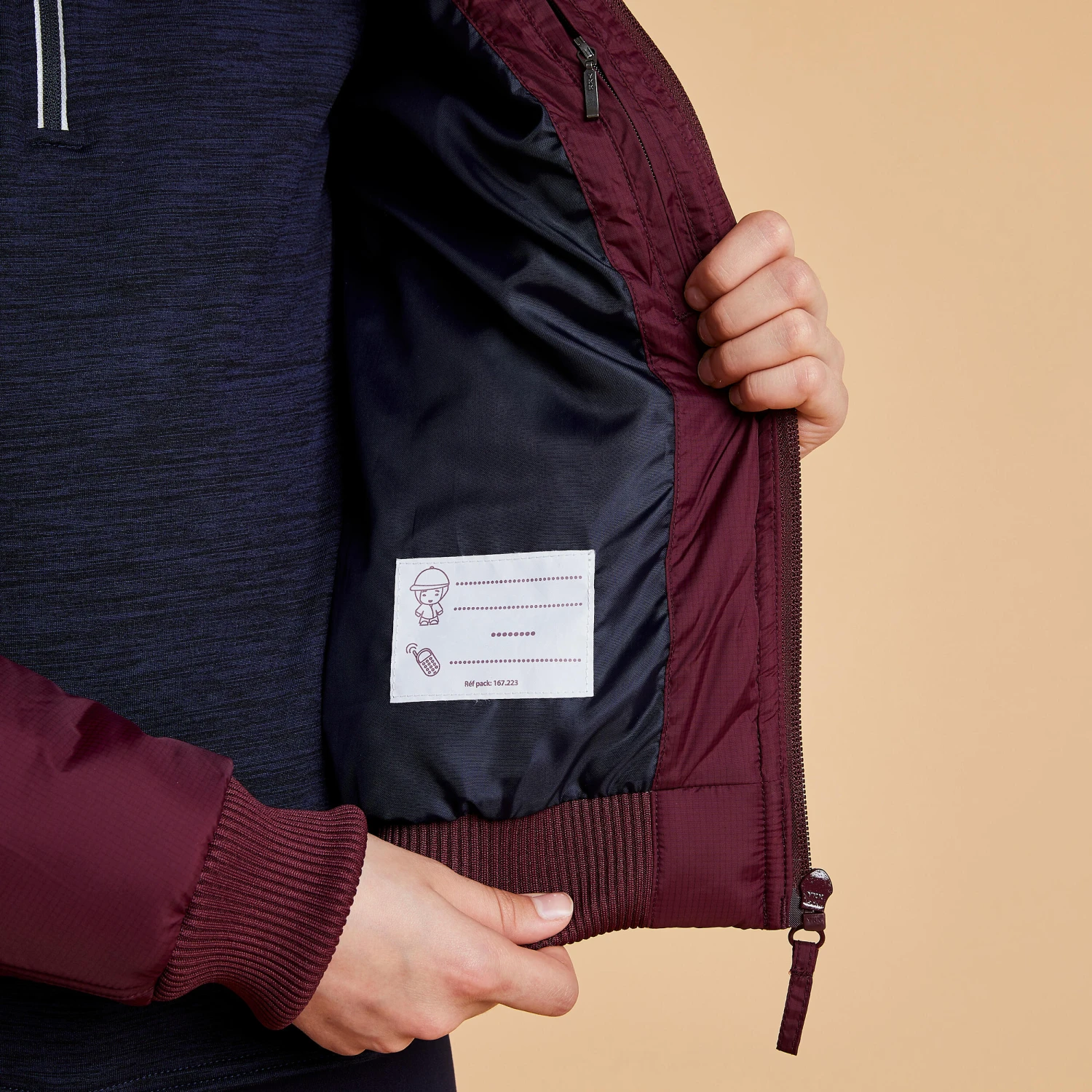 Kids' Horse Riding Warm Jacket 500 - Image 6