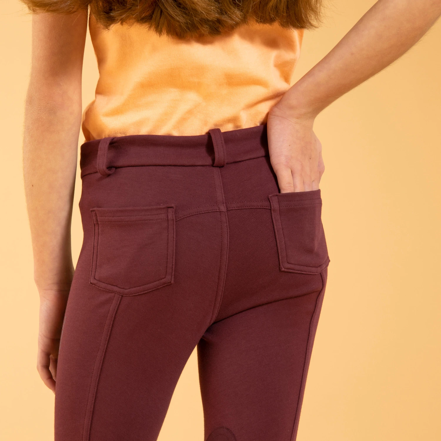 Kids' Horse Riding Suede Patch Jodhpurs 140 - Image 19