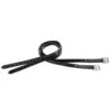 Adult/Kids' Horse Riding Stirrup Leathers Romeo - Black