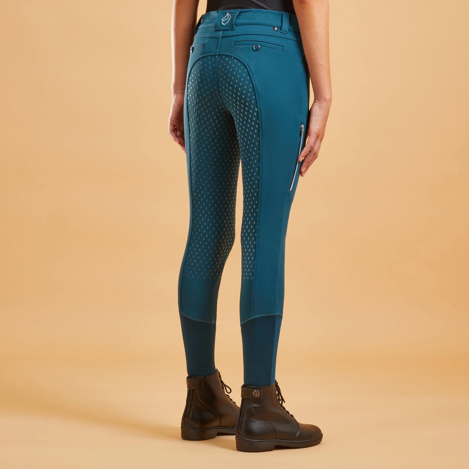 Kids' Horse Riding Fullgrip Jodhpurs 580 - Image 9