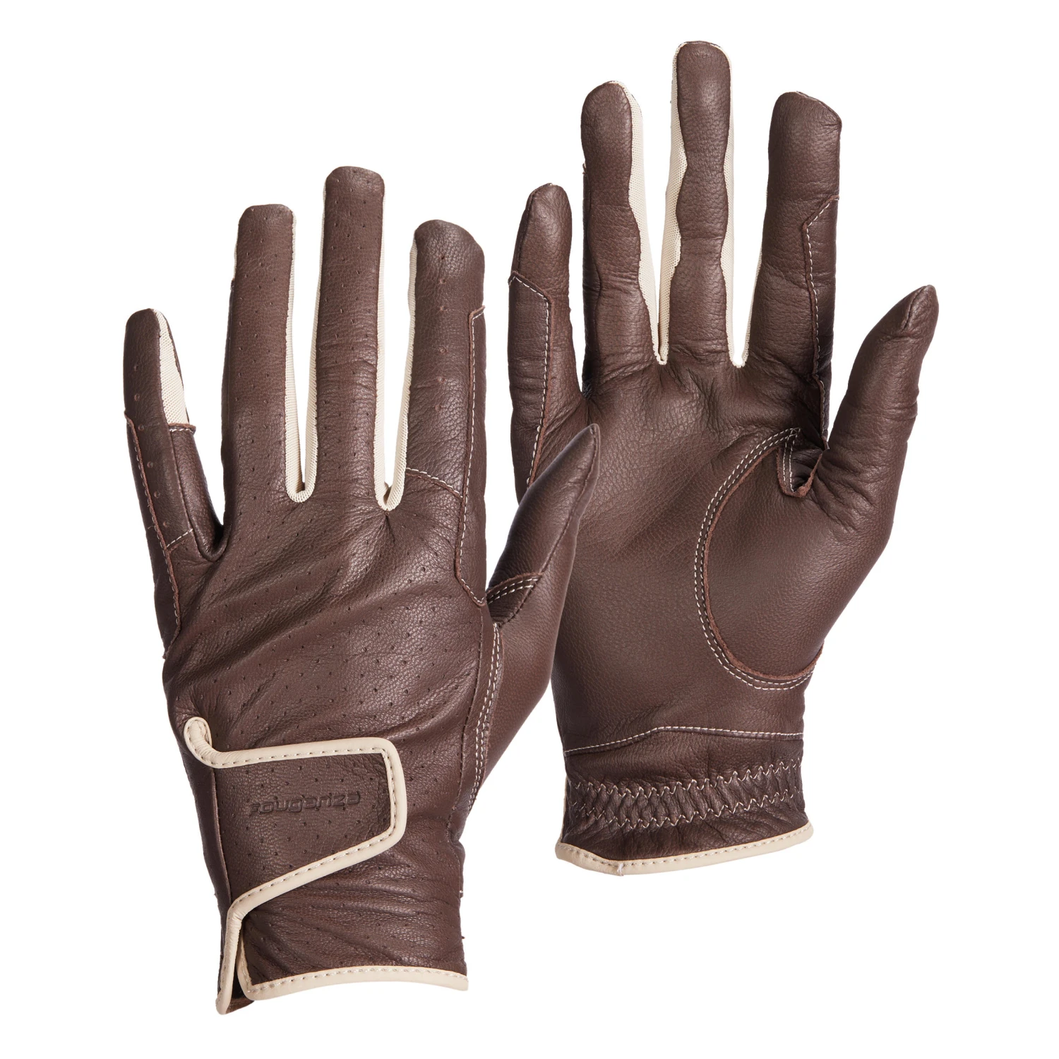 Women's Horse Riding Leather Gloves 900 - Image 9